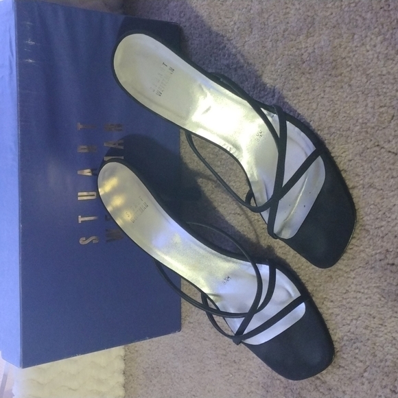 Stuart Weitzman heels black 8.5 - Picture 3 of 9